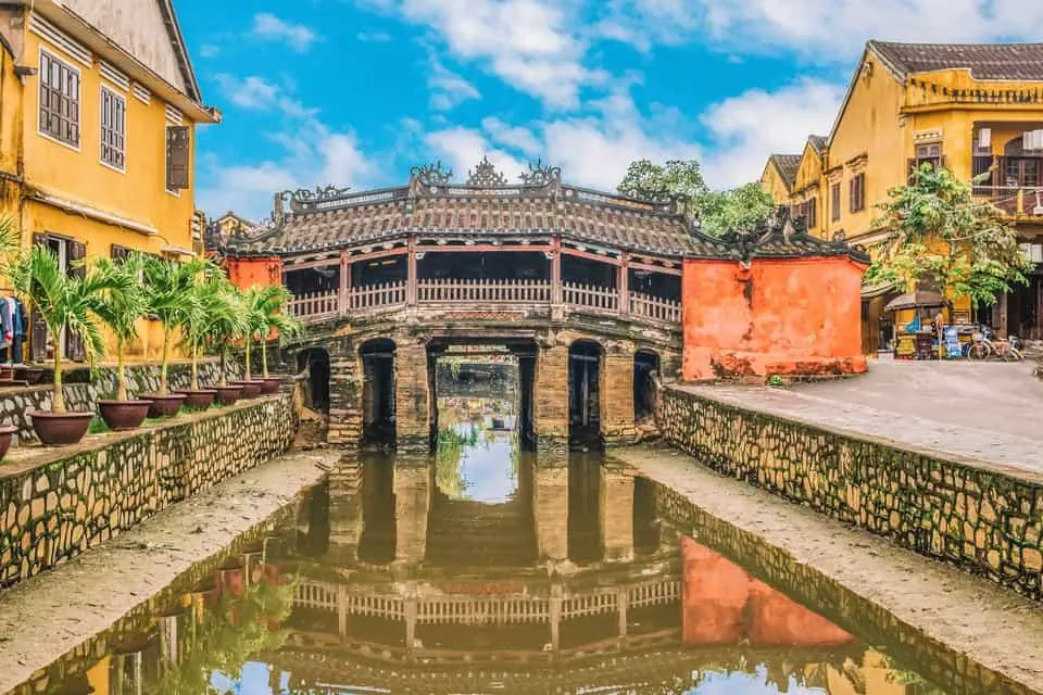 The Japanese Covered Bridge in Hoi An